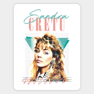 Sandra Cretu \// 80s Retro Fan Art Design Magnet